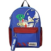 Bioworld Sonic The Hedgehog Sonic Character Art 16.5" Adult Blue Backpack