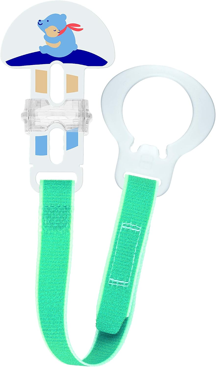 Mam Clip & Cover Pacifier Chain with Soother Soother Clip Also for Other Soother Dummy Clips with Dummy Protection, 0+ Months