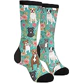 YISHOW Funny Novelty Crazy Crew Men's Women's Casual Dress Socks
