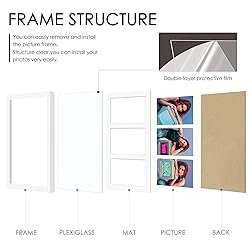 DUENPY 8x16 Collage Picture Frame, 5x7 Collage