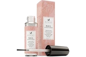 ECLAT SKINCARE Nail Strengthener for Damaged Nails, Clear Nail Polish & Nail Hardener for Nail Care, Nail Repair & Nail Growth - Enhances Nail Shine & Strength, Helps to Reduce Cracks & Splitting in Nails 0.24 Fl Oz
