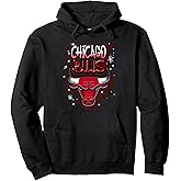NBA Chicago Bulls Airbrush Logo Pullover Hoodie