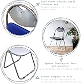 Harbour Housewares Padded Folding Chair Black – 114kg Load Capacity view 4