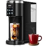 Gevi EzPod Compact Single Serve Coffee Maker, Pod Coffee Maker Compatible with Single-Serve Pods and Ground Coffee, 40 oz Res