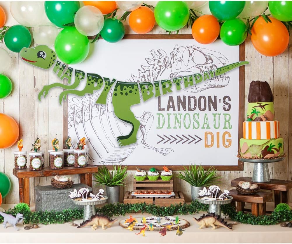 Amazon Com 36 Unidades De Dinosaurios Decoraciones De Fiesta De Cumpleanos Para Ninos 3d Dinosaurio Feliz Cumpleanos Banner Coloridos Globos De Dinosaurio Mini Modelos De Dinosaurio Bonitos Tatuajes De Dibujos Animados De