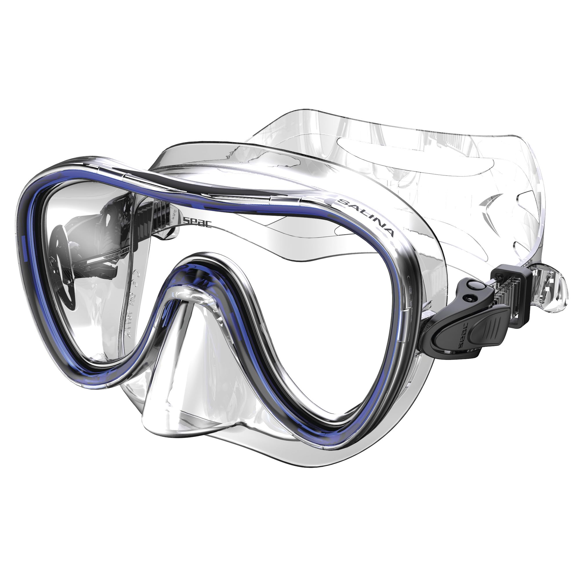 Seac Salina, Underwater Mask for Man and Woman, Ideal for Snorkelling