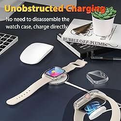 EWUONU 2 Pack Hard Case for Apple Watch Series 10