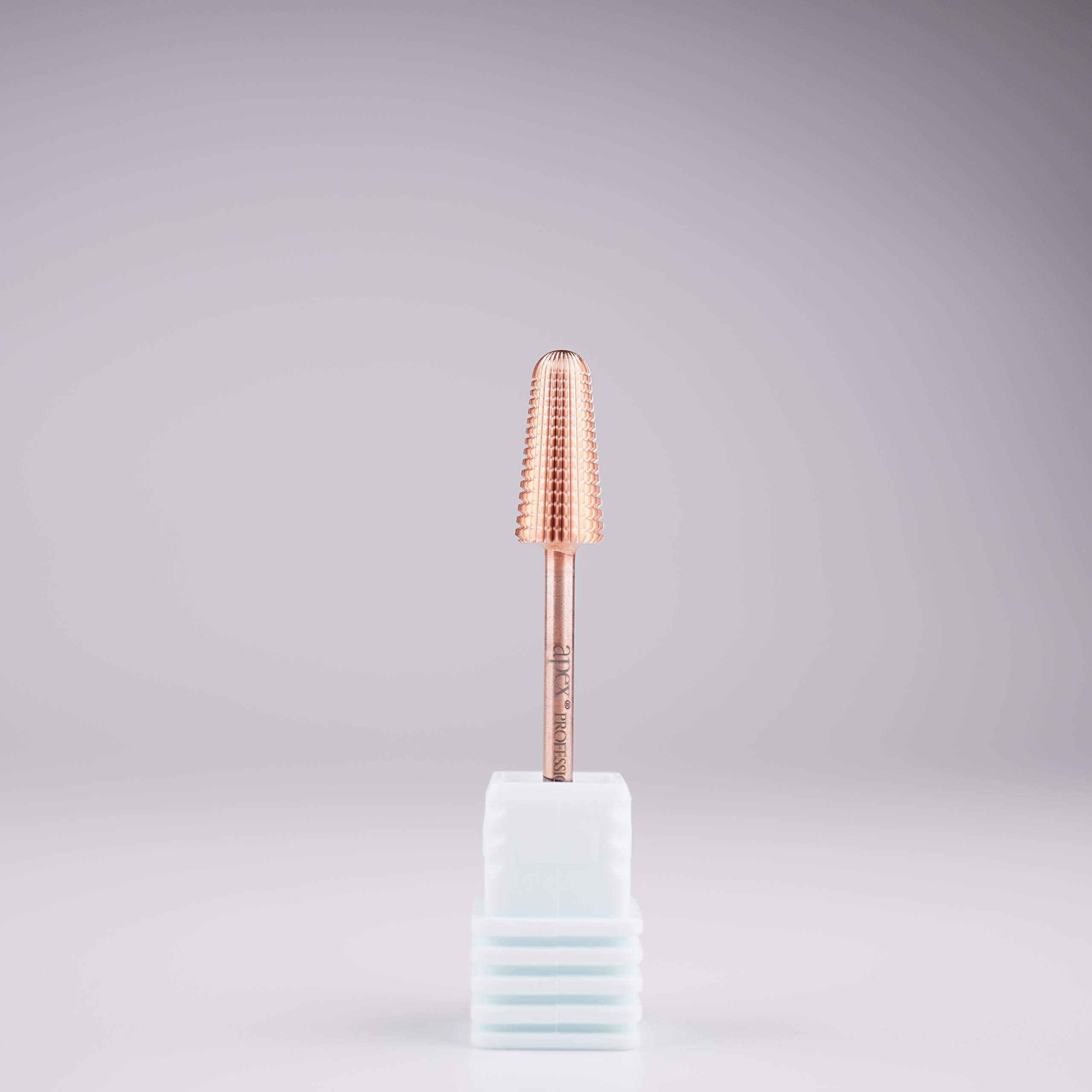 New* Apex® Professional Tungsten Carbide Electric Nail Drill Bit 3/32 inch, 2.35mm Shank for Gels, Acrylics, Nail Art, Manicure, Pedicure, Salon Professional Nails (Volcano 2 Way) (Fine)