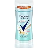 Degree Advanced Protection Antiperspirant Deodorant Vanilla & Jasmine for 72-Hour Sweat & Odor Control for Women, with Body H