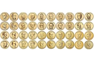 GENERIC 2007 D 2007-2020 40 Coin Presidential Dollar Complete Set Uncirculated
