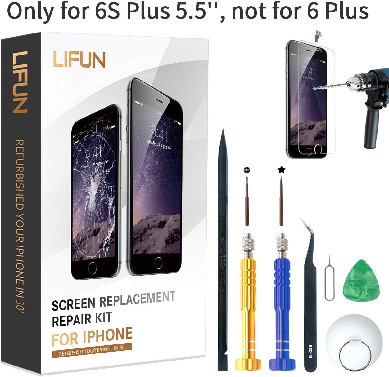 Best Iphone 6S Plus Full Screen Replacement With Home Button And Camera