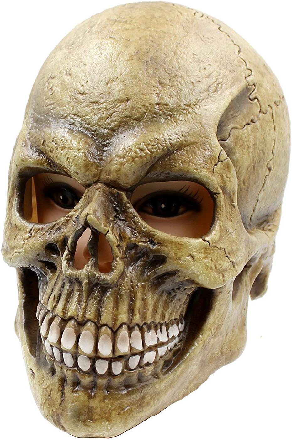 CreepyParty Fiesta de Disfraces de Halloween Máscara de Cabeza de Látex Cráneo