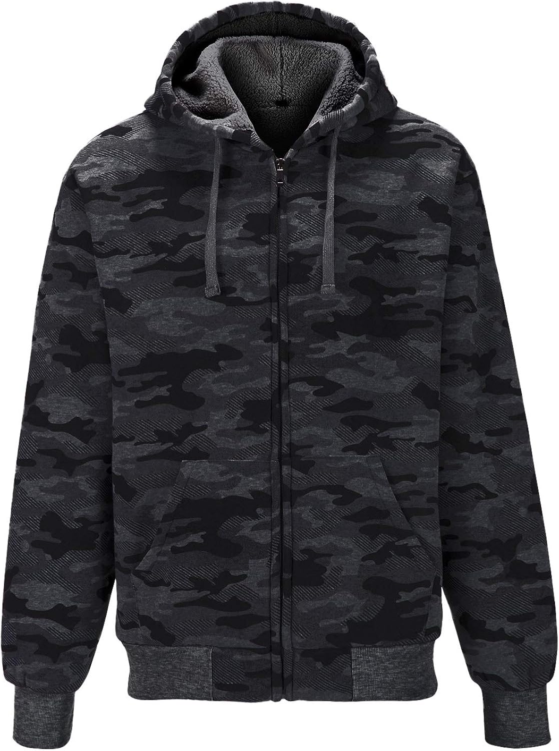 thick sherpa hoodie