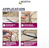 Bostik Max Repair Tape Black 50mm x 20m Ultra Strong Waterproof Duct Tape view 7