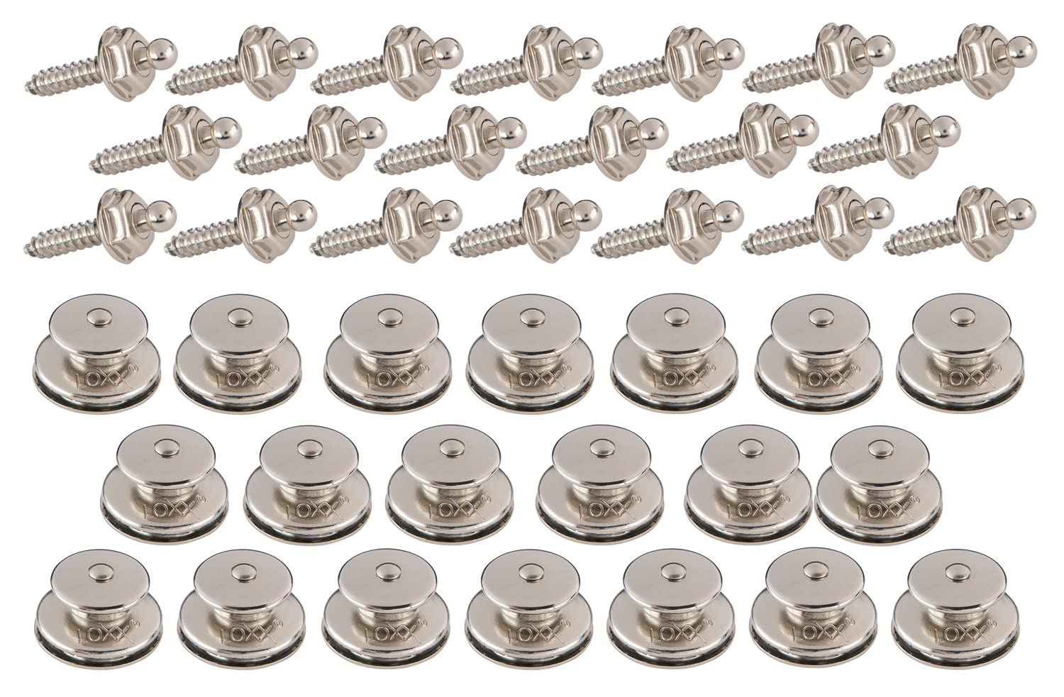 New Marine LOXX Set of 20 upper parts + self-tapping screws 4.2 x 16