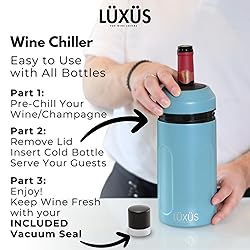 LÜXÜS Iceless Wine Chiller (Blue) – Double