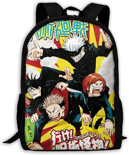 Amazon リュック リュックサック バックパック 呪術廻戦 通学 通勤 Pcバック ビジネスリュック デイパック 大容量 収納バッグ 学生 おしゃれ アウトドア ゆう八尾百貨店 メンズ