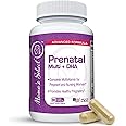 Mama's Select Prenatal Vitamins for Women with Iron, Vitamin D, DHA and More for Pregnant Women, Methyl Folate Safe for MTHFR - Gentle on Stomach, 60 Veggie Capsules
