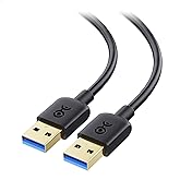 Cable Matters 5Gbps USB 3.0 Cable, USB A to A Cable, 6ft, Black | Male to Male, USB A to USB A Cable