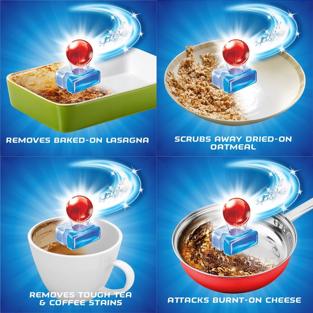 Finish Quantum Max Powerball, Dishwasher Detergent Tablets, 25 Tabs: Health & Personal Care