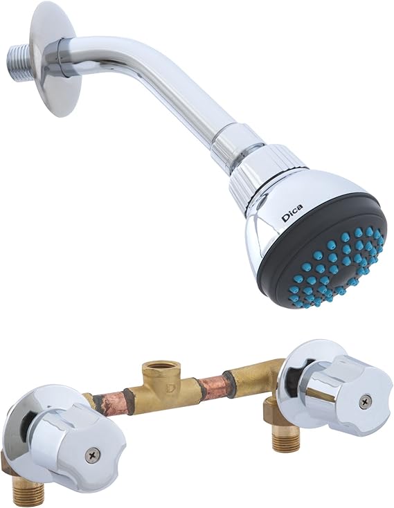 Dica KD001 Kit para Baño con Llaves de Empotrar con Manerales y Dica KD001 Kit para Baño con Llaves de Empotrar con Manerales y