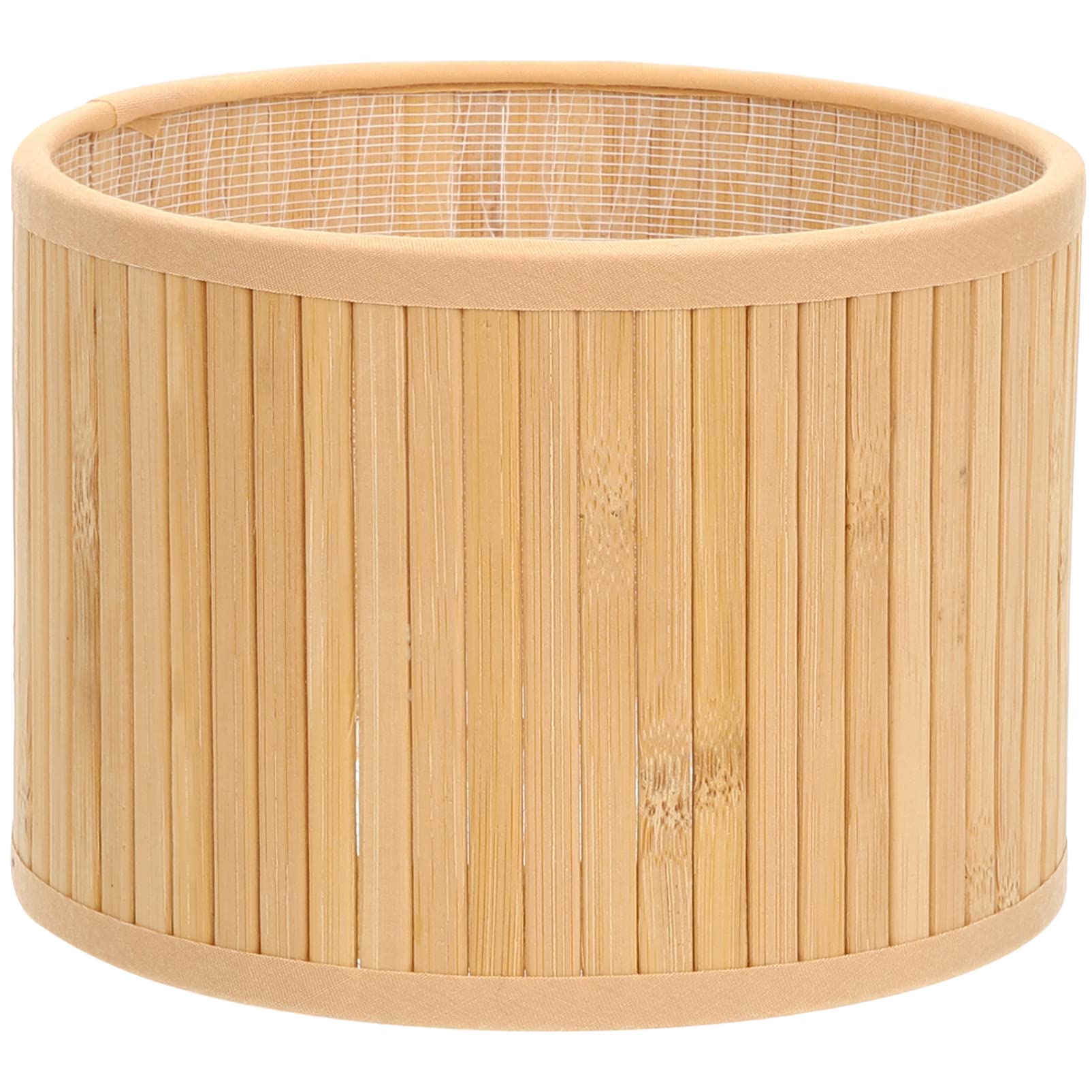Lurrose Lamp Shade Bamboo Country Cottage Lamp Cover Rattan Woven Light Cover for Table Floor Pendant Light (Color 1)