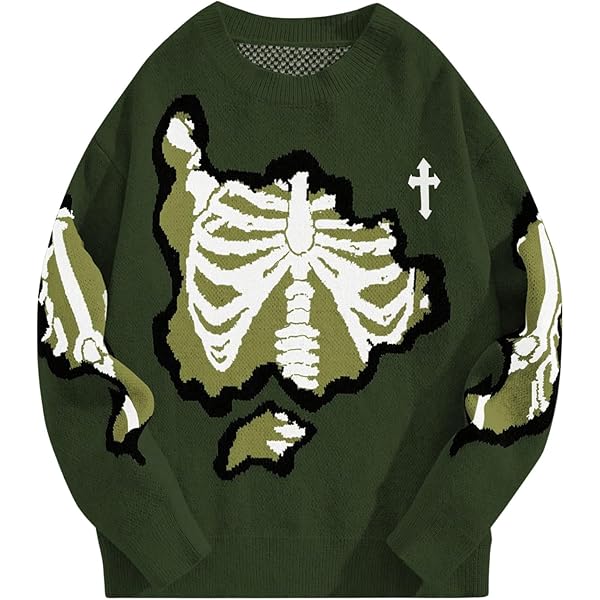 Amazon.com: SHENHE Men's Casual Knit Pullover Color Block Skeleton