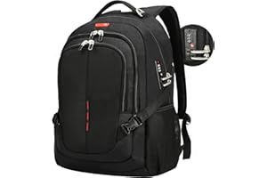 Sowaovut Travel Laptop Backpack Anti-Theft Bag with usb Charging Port and Password Lock Fit 16 Inch Laptops for Men Women