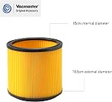 Vacmaster Disposable Cartridge Filter for 15-60L Wet Dry Vacuum Dry Use Only view 3