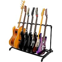 Multi Guitar Rack Stand - Guitto Foldable Universal Display Rack Portable Guitar Holder for Band Stage Bass Acoustic Guitar -