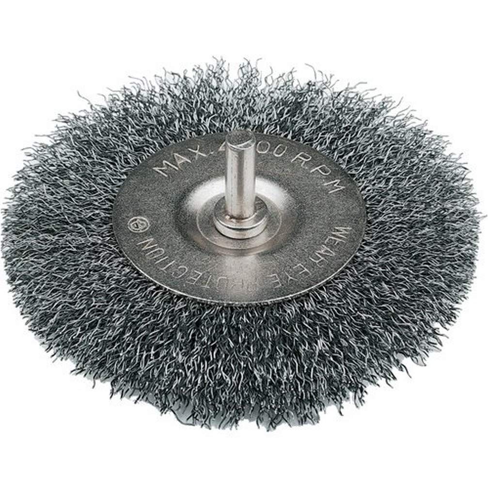 Silverline Rotary Steel Wire Wheel Brush 100mm (PB02), silver