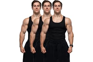 Ekkovision Lifestyle Beaters, Men's Tank Tops, Cotton Spandex Tanks for Men, Regular Fit, Ribbed Fabric