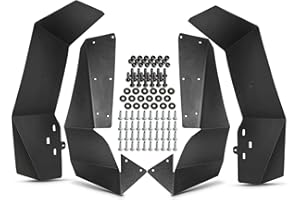 A-Premium 4Pcs Mud Flaps (UTV) Fender Flares Mudguards Mudguards Compatible with Polaris RZR-4 900 2015-2018, RZR-S 900 & RZR