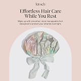 Kitsch XL Satin Bonnet for Sleeping Aura - Adjustable, Soft Frizz Prevention view 9