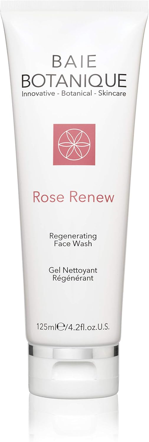 Organic Daily Face Wash Gel, Rose & Aloe Facial Cleanser, 100% Natural & Vegan, Paraben & SLS Free - Image 3