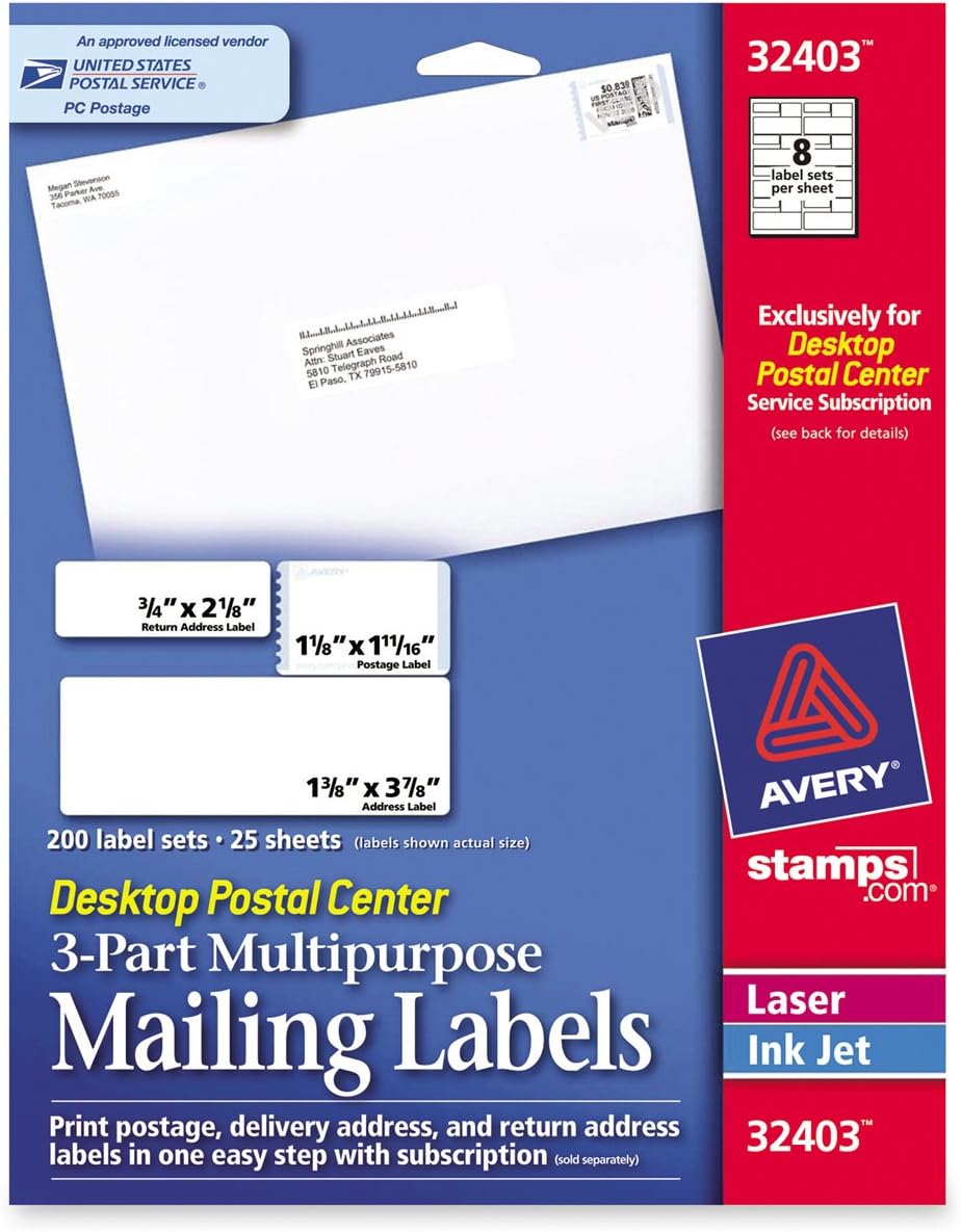 postal mailing labels
