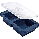 Souper Cubes 500mL/2 Cup Silicone Freezer Mold with Lid, Perfect for Storing Lasagna, Leftovers, Portioned Meals and More, 2 