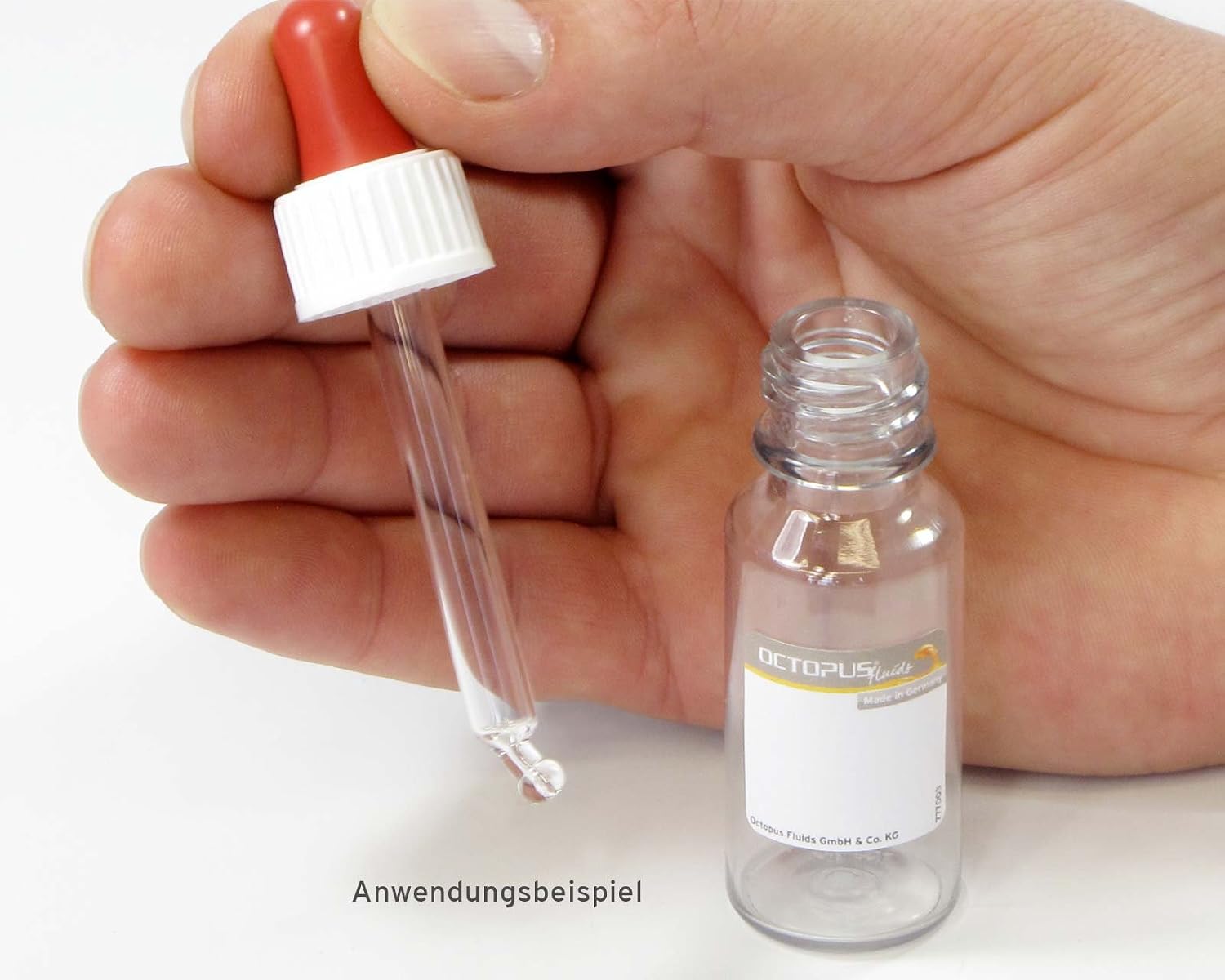 5x20 ml Pipette bottles (PET) with glass pipette, plastic bottles with dropping pipette for the dosage of liquids eye drops - Image 5