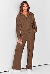 PRETTYGARDEN Womens 2 Piece Outfits Half Zip