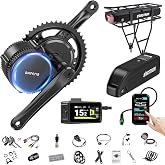 BAFANG Mid Drive Kit 1000W 750W 500W BBS-HD BBS02B Ebike Conversion Kit | Mid Drive Ebike Conversion Kit | With Battery &amp; Display | for BB68-73MM 100MM 120MM MTB CTB Trike