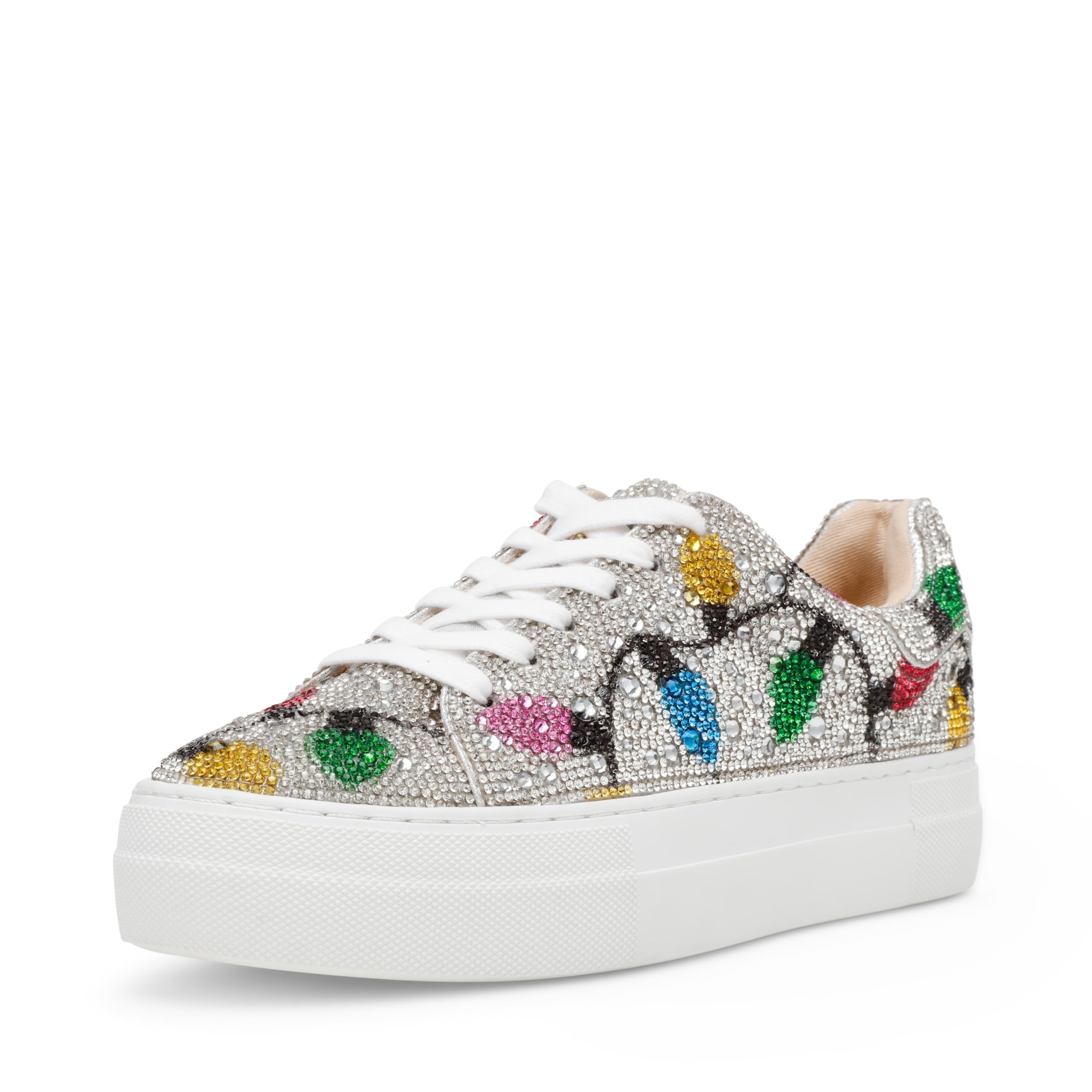 Betsey Johnson Women’s Sidny Sneaker, Multi Lights, 10