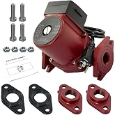 UPS26-150F Circulator Pump Cast Iron 115V 1/3HP Compatible with Grundfos | 95906630 Water Circulator Pump For Radiant Heating/Hydronic Heating/Fan Coil Heating/Solar &amp; Other System Types