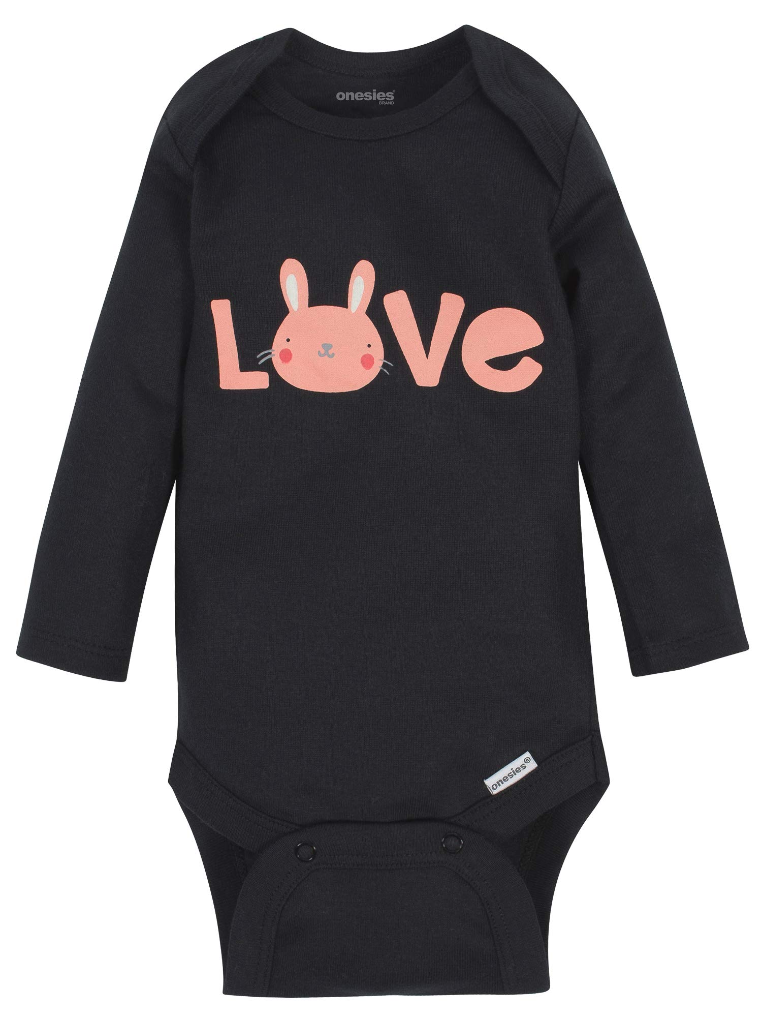 Onesies Brand, Unisex Baby, 6-Pack Long Sleeve Bodysuits