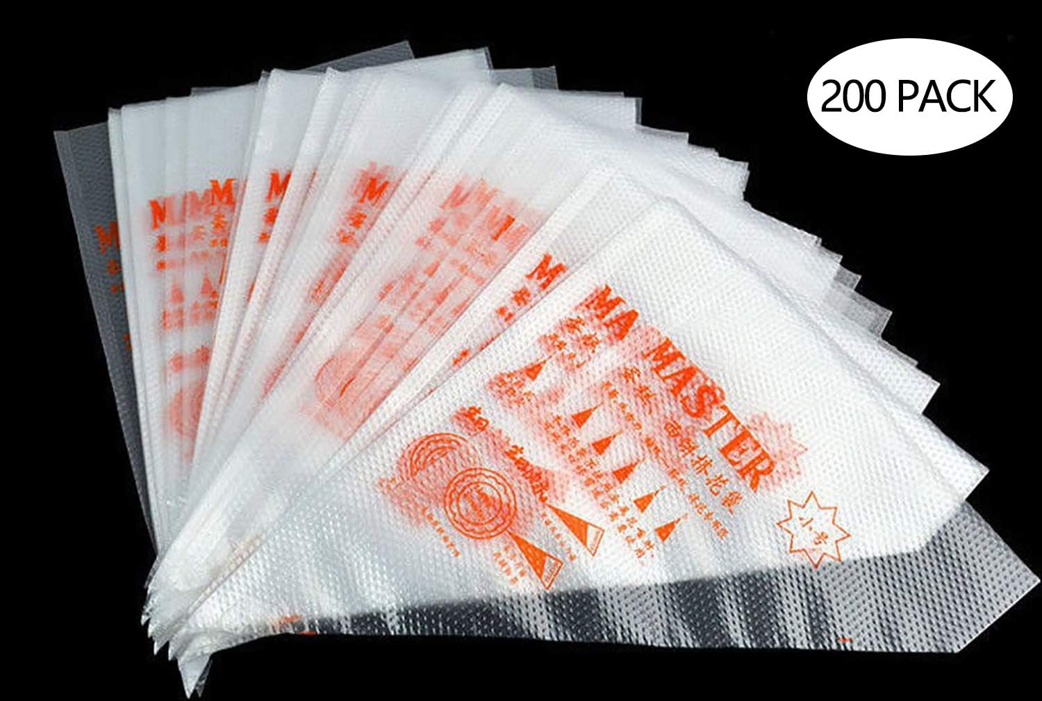 Amazon Com Labota 200 Piece Disposable Cream Pastry Bags Piping