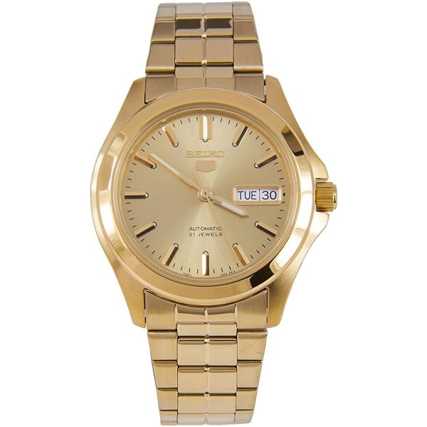 Amazon.com: Seiko 5#SYME46K1 Women's Gold Tone Self Winding
