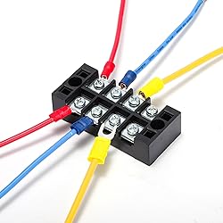 HKS 200PCS Insulated Fork Spade Wire Connectors