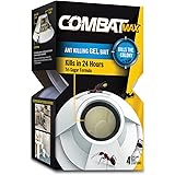 Combat Max Ant Killing Gel Bait Station, Indoor and Outdoor Use, 4 Count