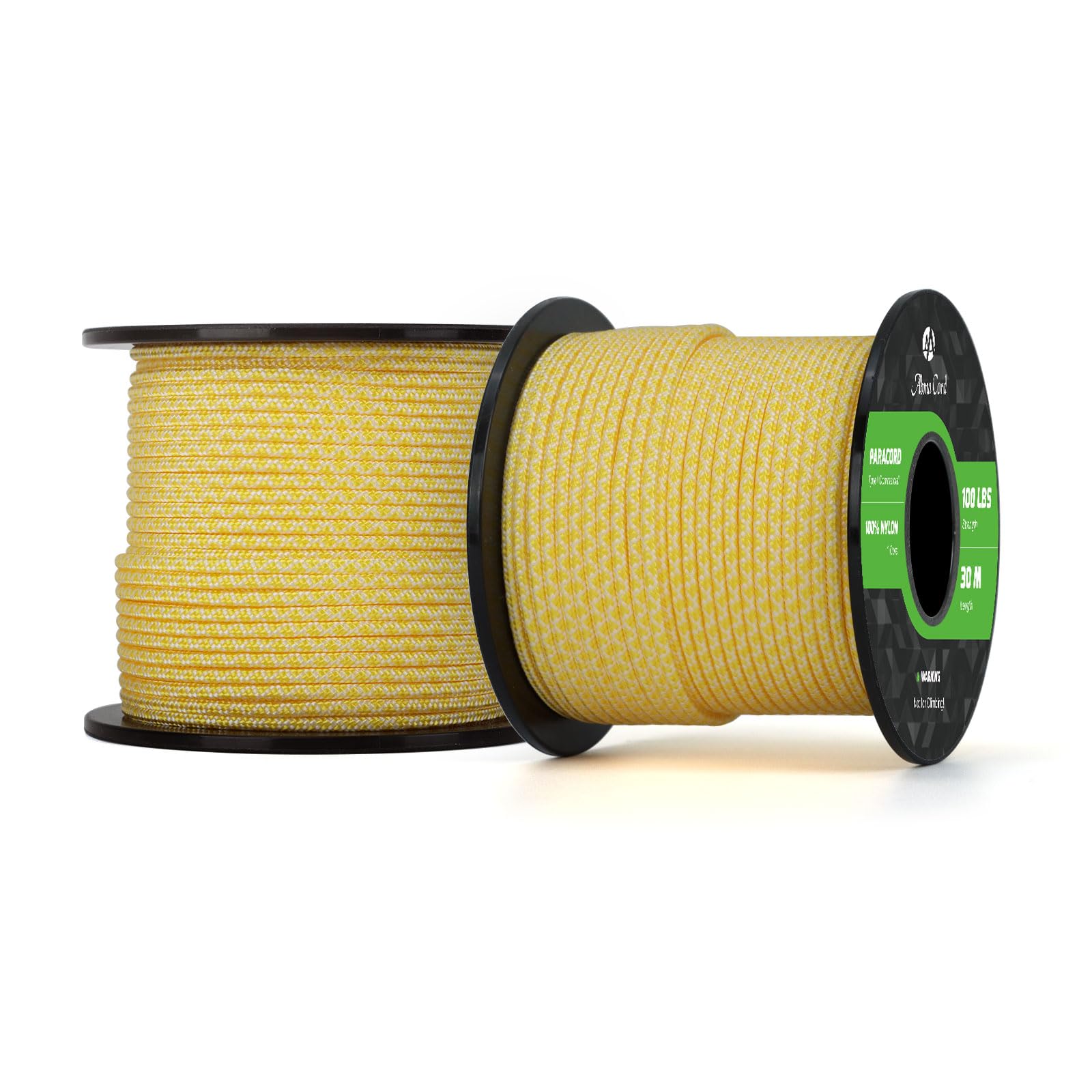 Abma Cord Paracord 100 lbs 2mm 100% Nylon 30M - Honeycomb