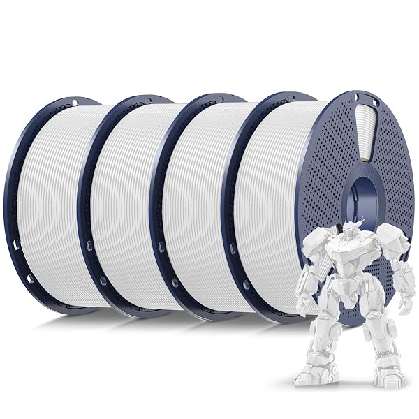 SUNLU 4KG PLA 3D PRINTER FILAMENT BUNDLE, NEATLY...