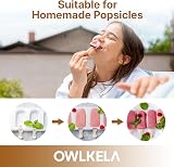 OWLKELA 100Pcs Mini 2.5in Lolly Sticks Wooden Popsicle Craft Sticks view 7